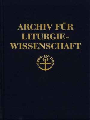 cover image of Archiv für Liturgiewissenschaft: Band 58/59 2016-2017